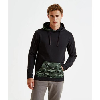 Men's camo trimmed hoodie Men's camo trimmed hoodie