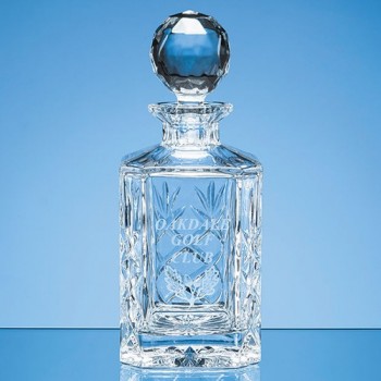 Blenheim Lead Crystal Square Spirit Decanter Blenheim Lead Crystal Square Spirit Decanter