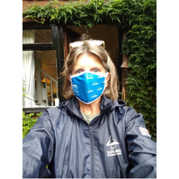 Face Covering with Seamed Centre Face Covering with Seamed Centre