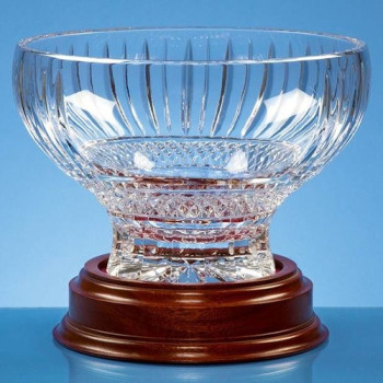 22cm Lead Crystal Heeled Presentation Bowl 22cm Lead Crystal Heeled Presentation Bowl