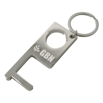 Stay Safe Metal Keyring Stay Safe Metal Keyring